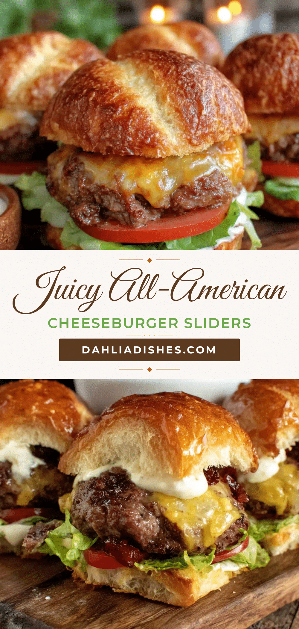 classic cheeseburger sliders recipe