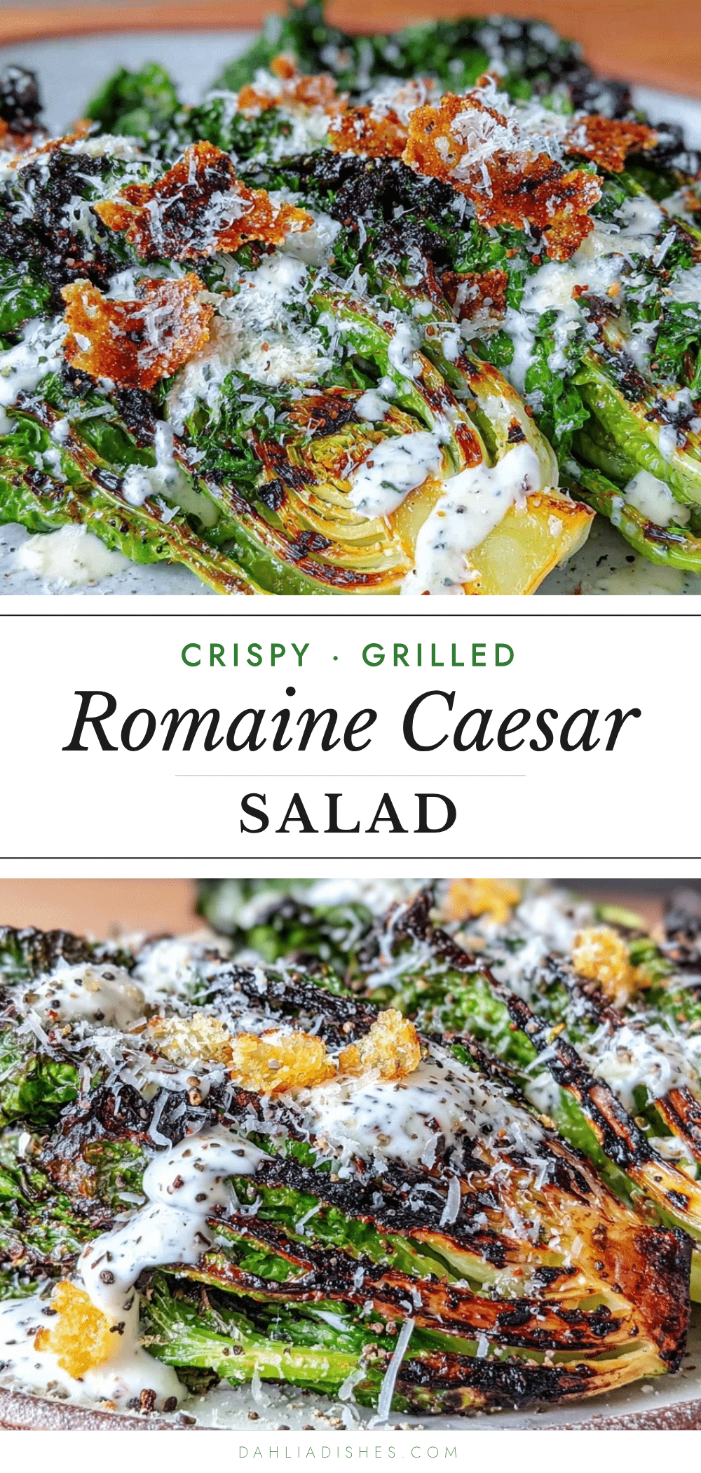 crispy grilled romaine caesar salad recipe