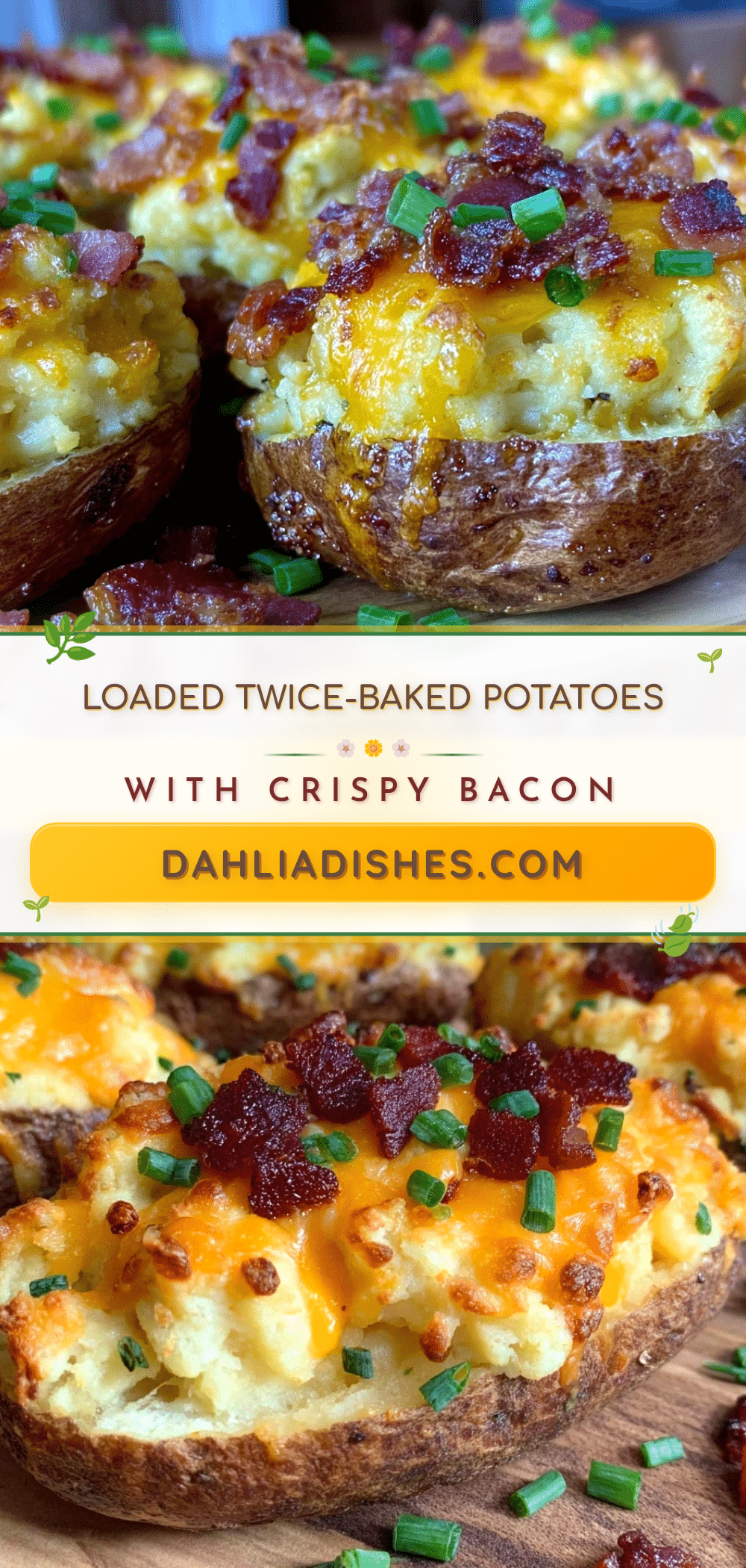 crispy loaded twice-baked potatoes recipe