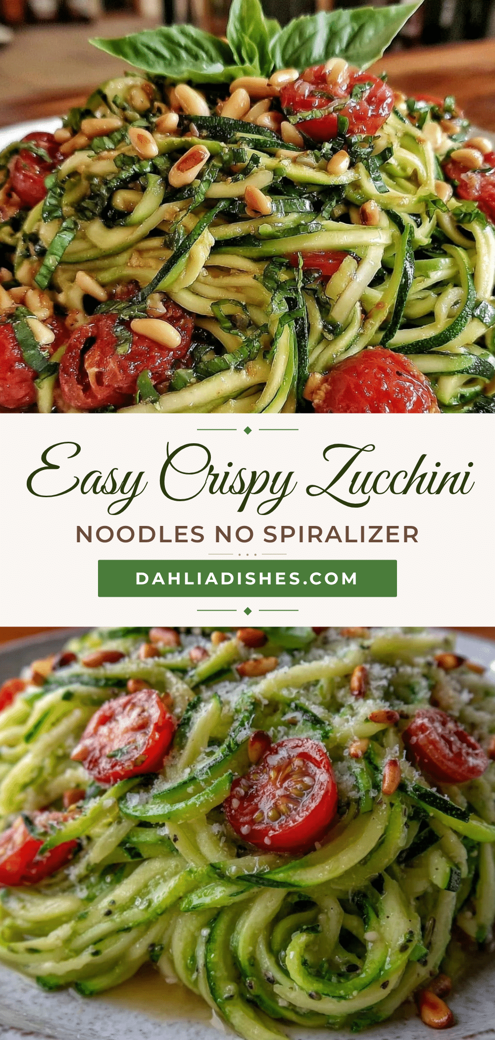 crispy zucchini noodles recipe