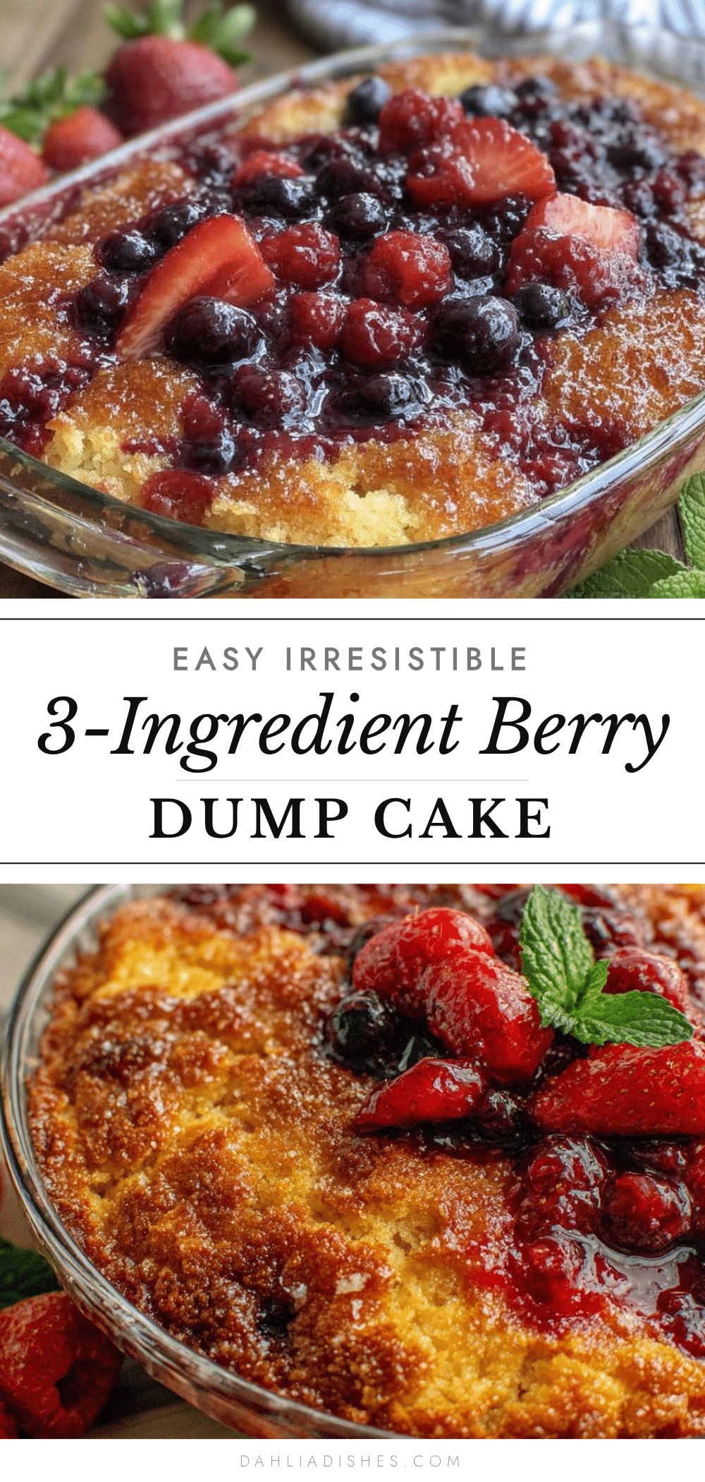 easy dump cake with berries recipe