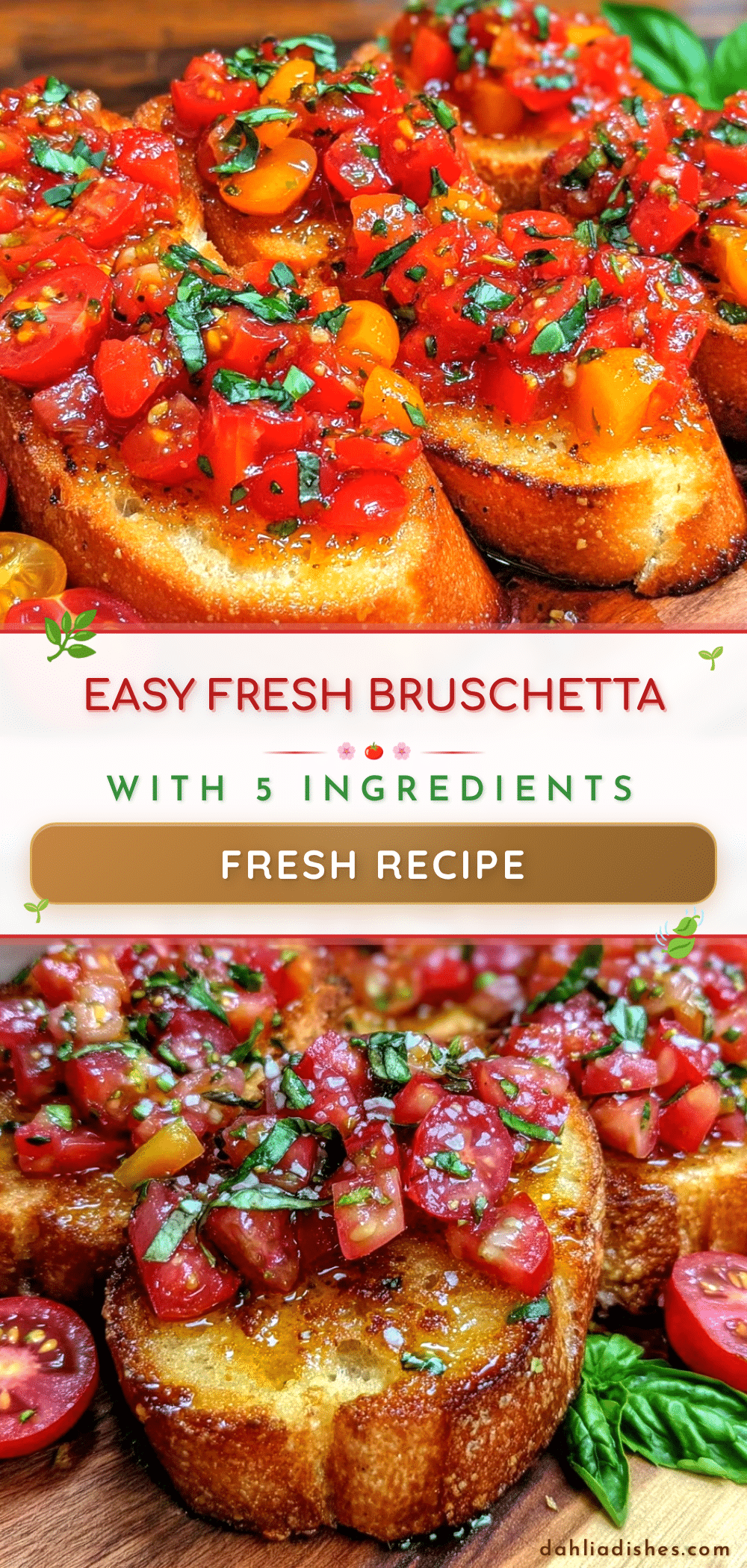 easy fresh bruschetta recipe