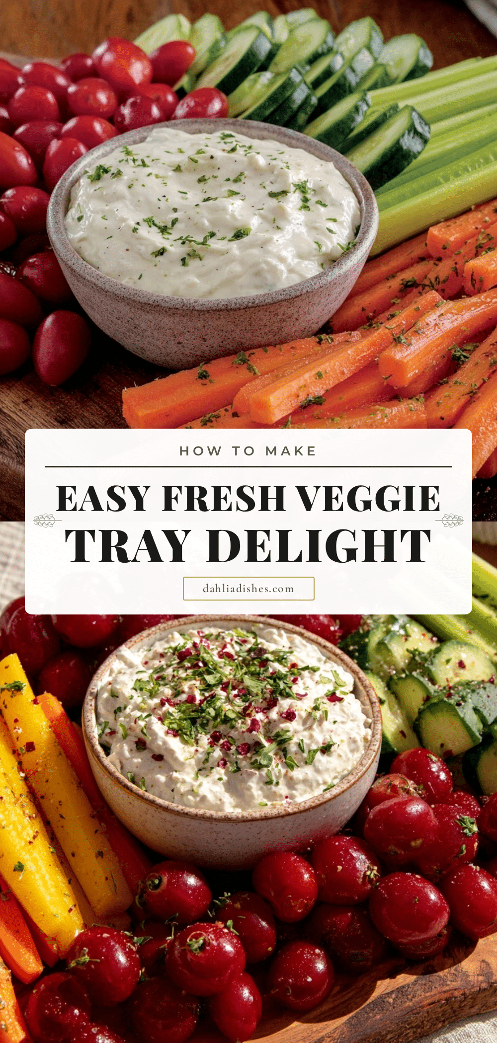easy fresh veggie tray delight recipe