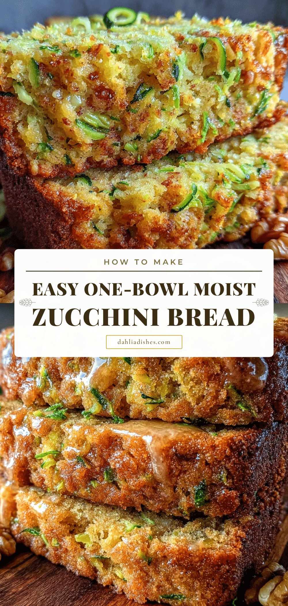 easy one-bowl moist zucchini bread recipe recipe