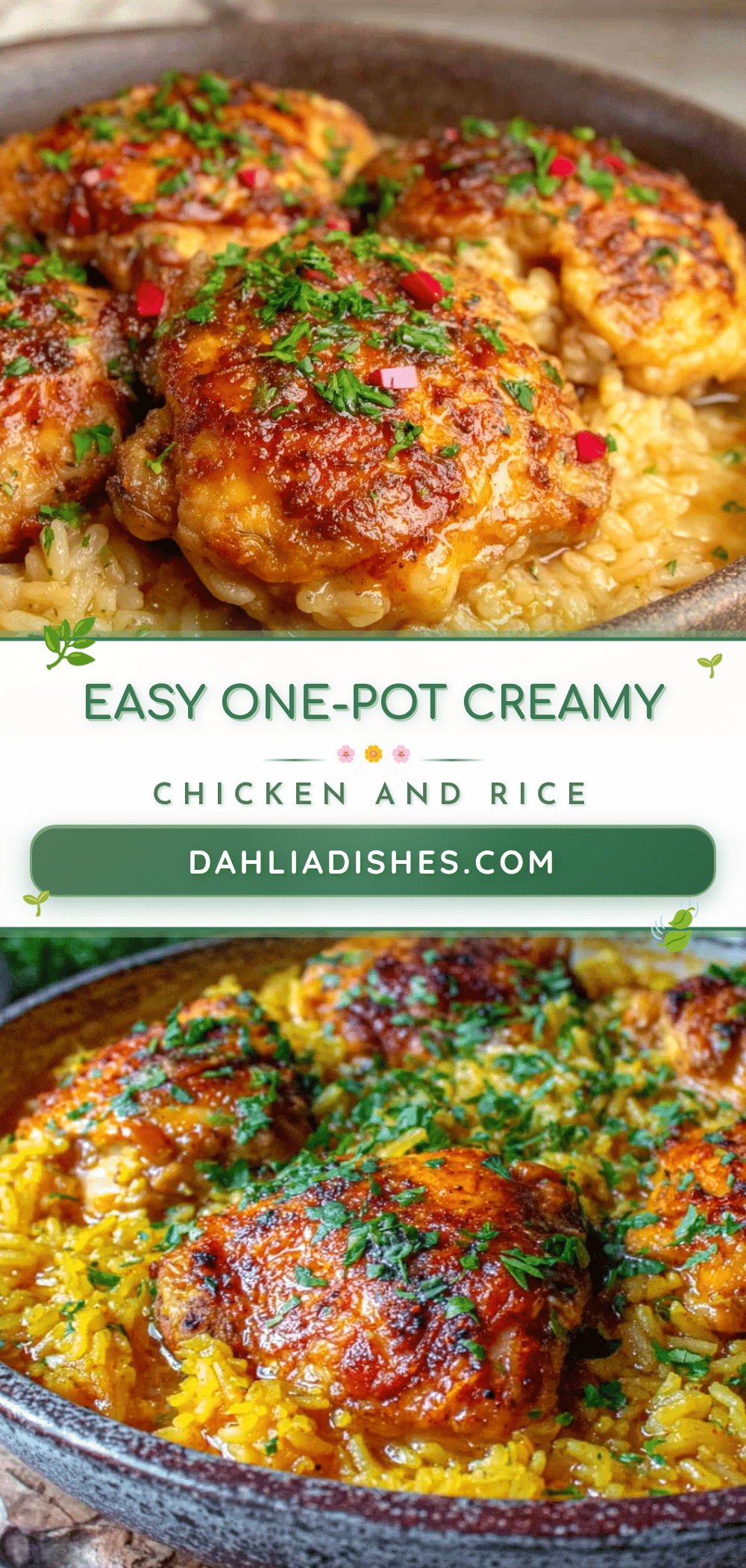easy one-pot chicken and rice recipe