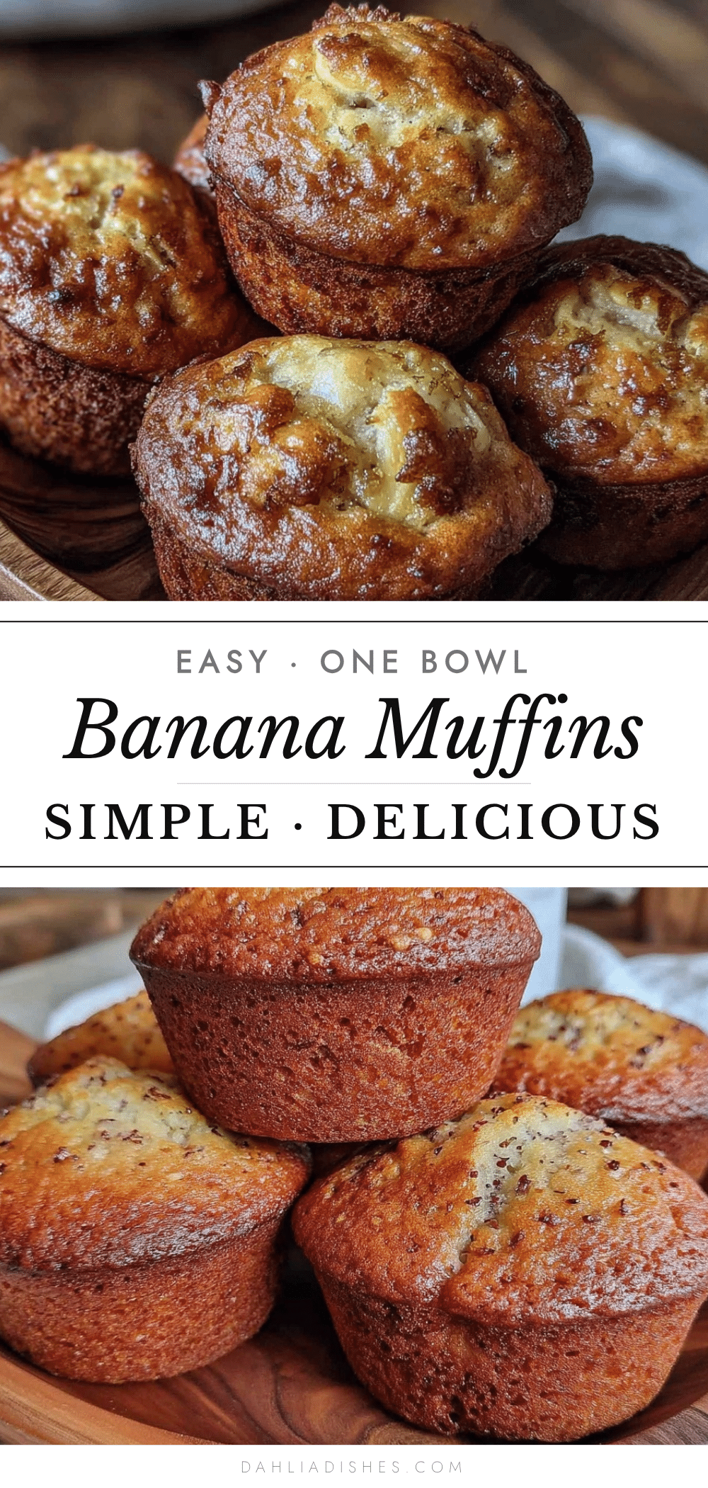 easy simple banana muffins recipe