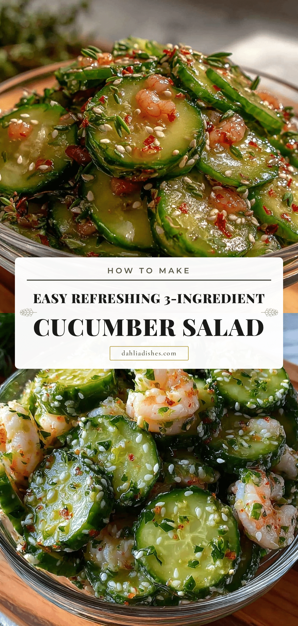 easy simple cucumber salad recipe