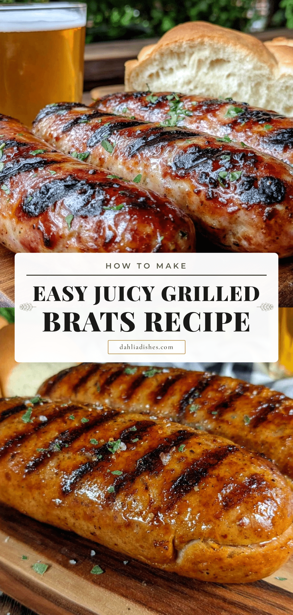 easy simple grilled brats recipe recipe