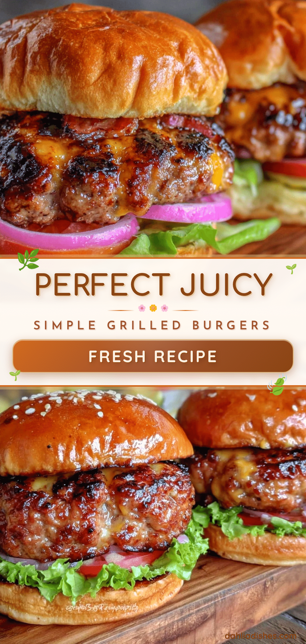 easy simple grilled burgers recipe