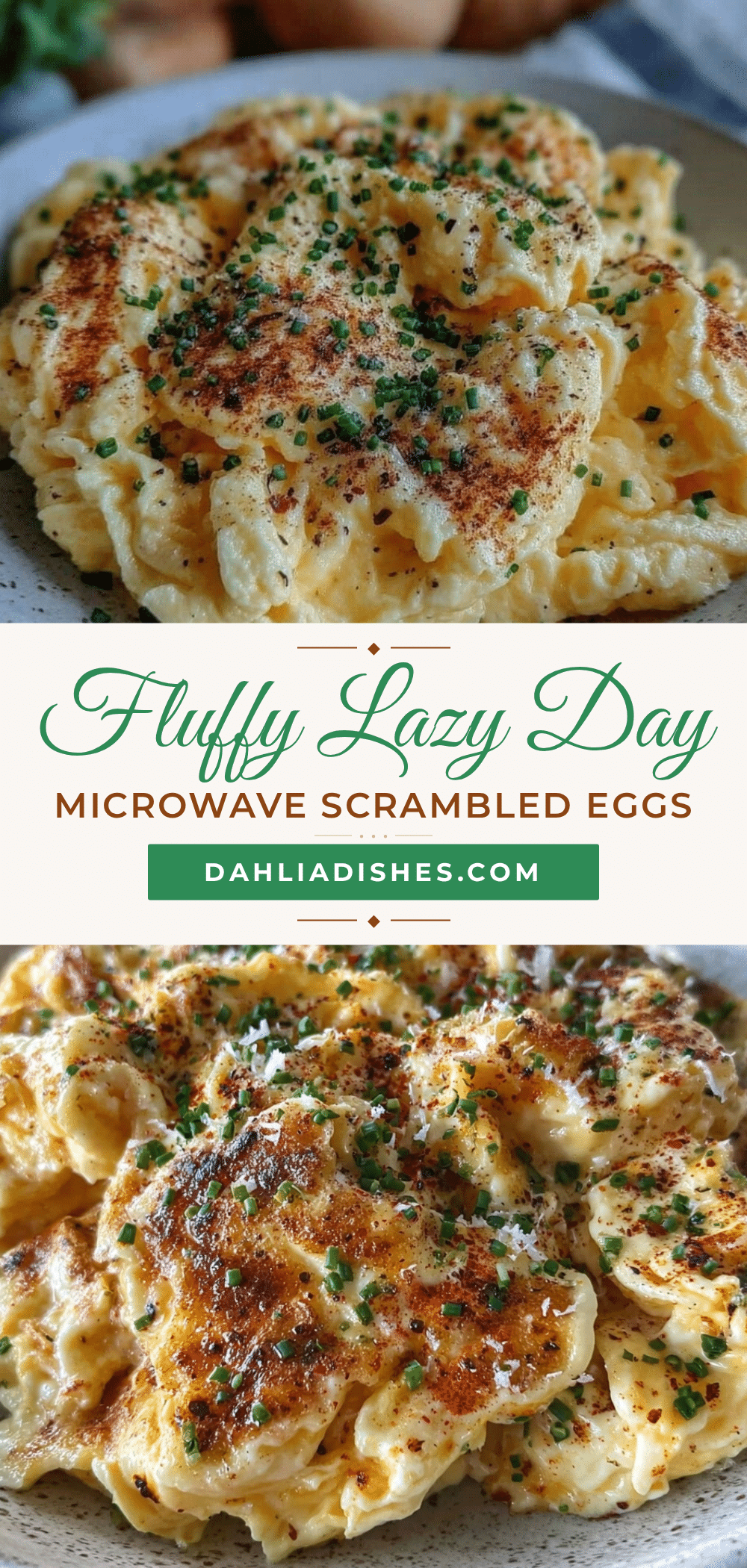 fluffy lazy day scrambled eggs recipe