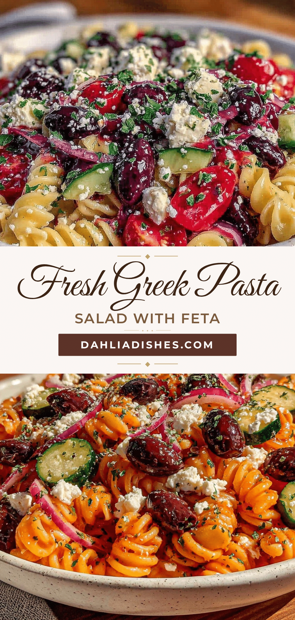 fresh greek pasta salad recipe