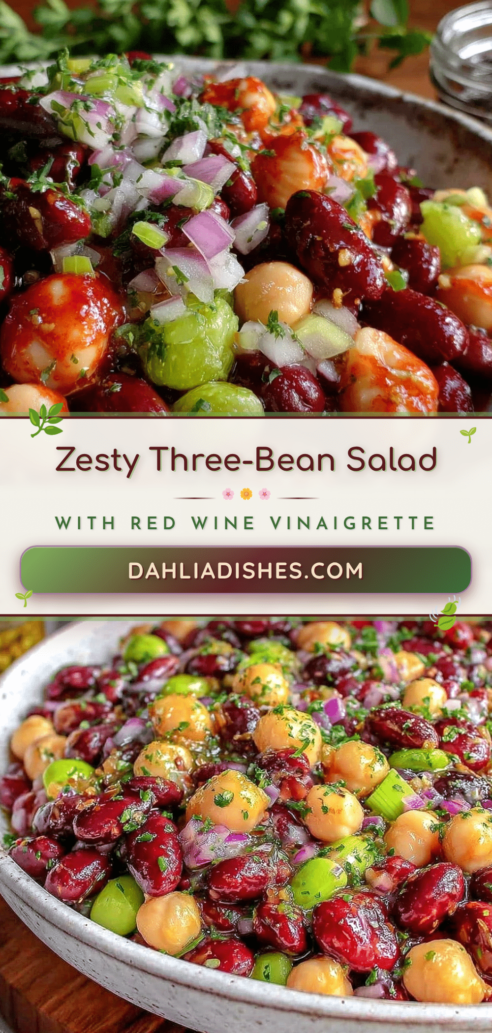 fresh three-bean salad recipe