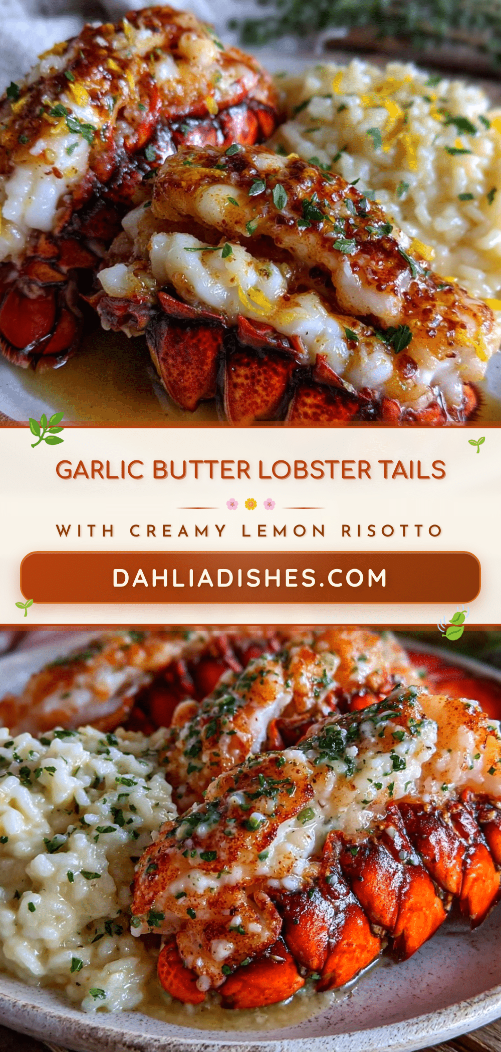 garlic butter lobster tails recipe