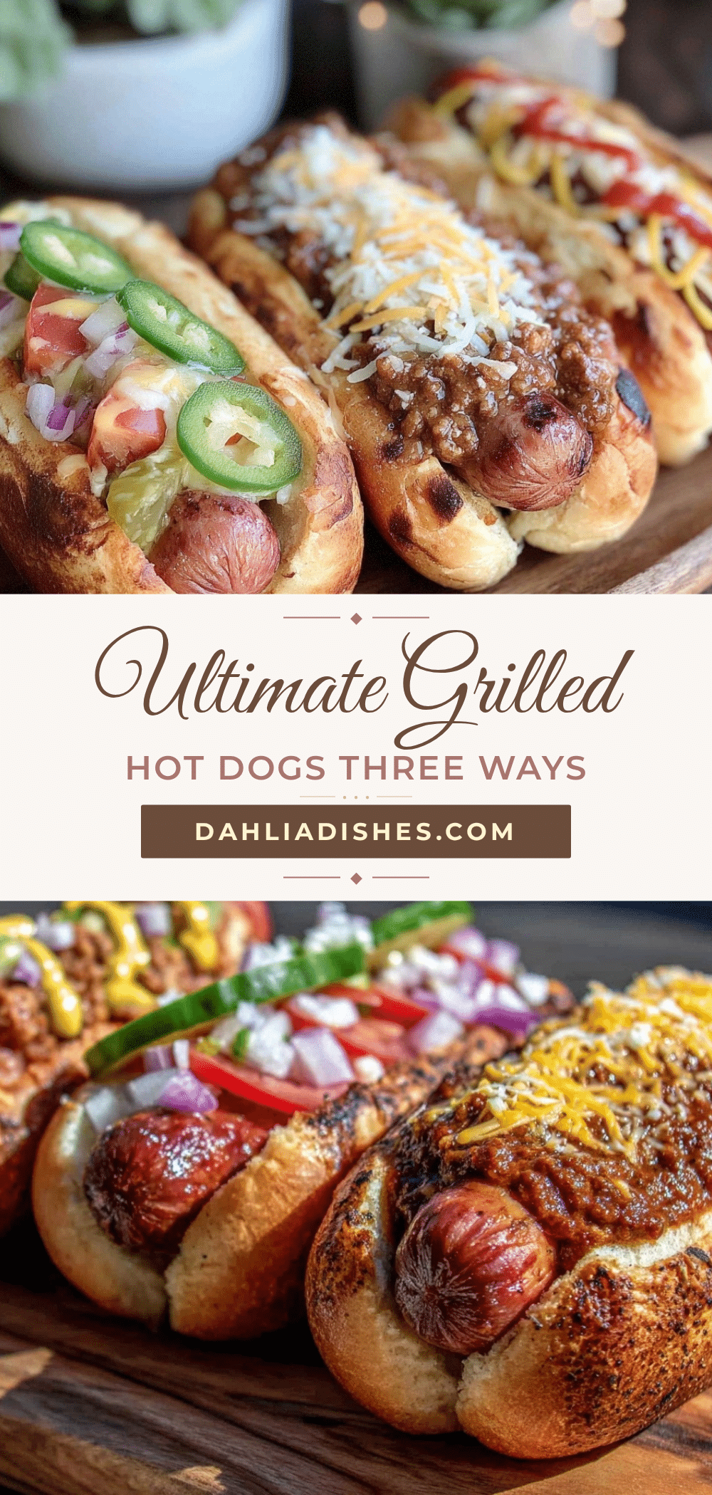 grilled hot dogs recipe