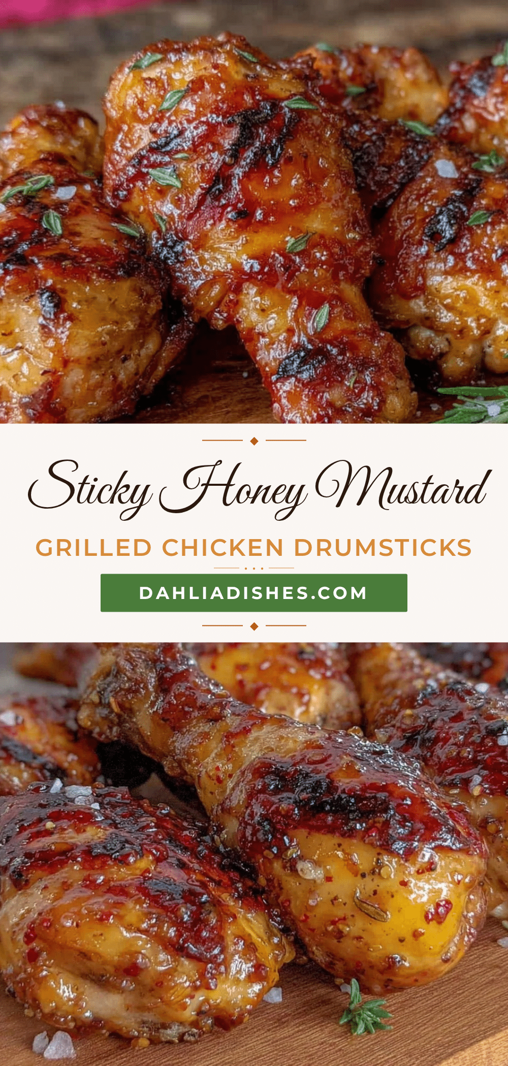 honey mustard grilled chicken drumsticks recipe