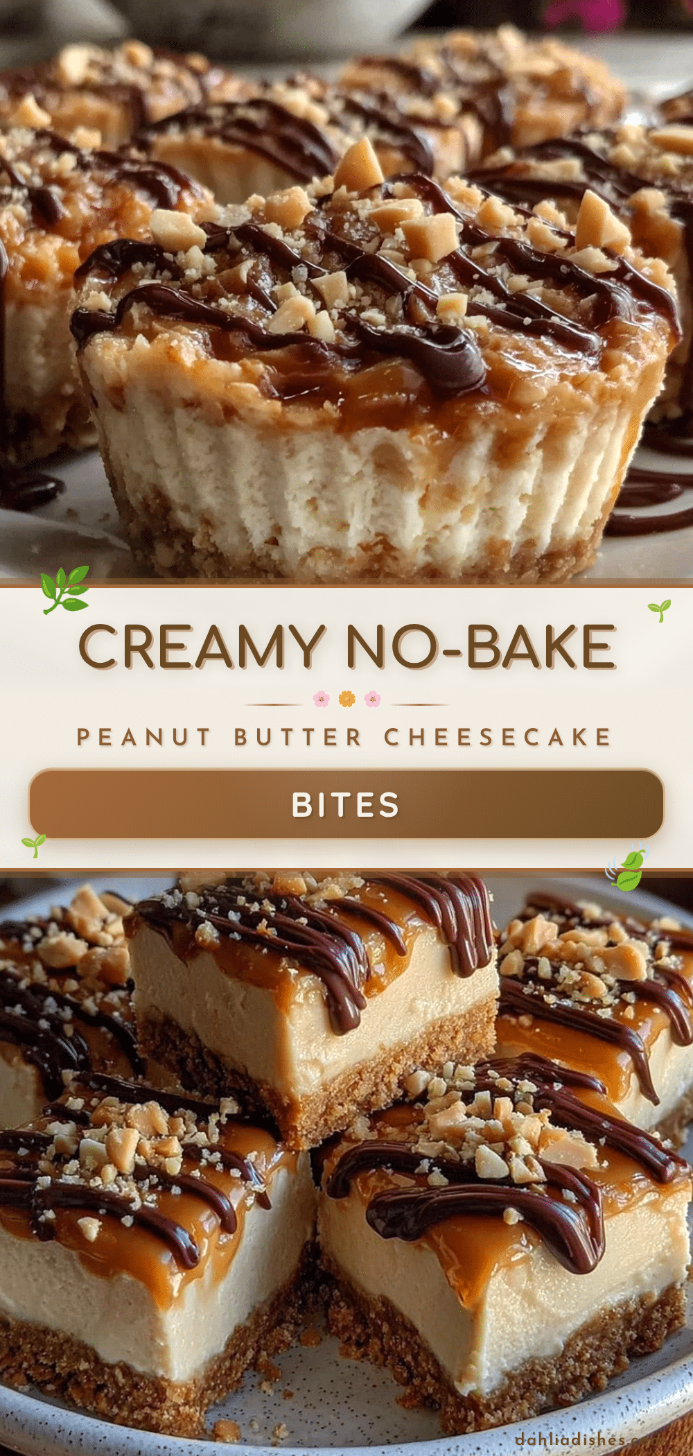 no-bake peanut butter cheesecake bites recipe