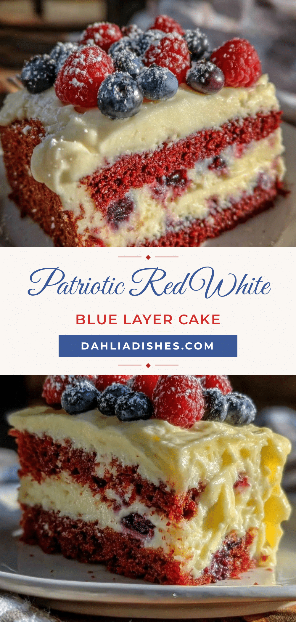 red white blue layer cake recipe