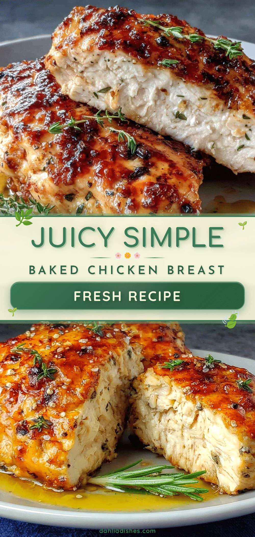 simple juicy baked chicken breast recipe