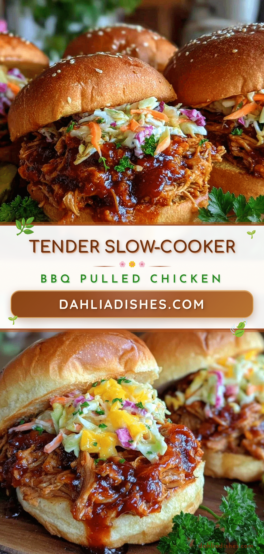 slow-cooker bbq pulled chicken sandwiches recipe