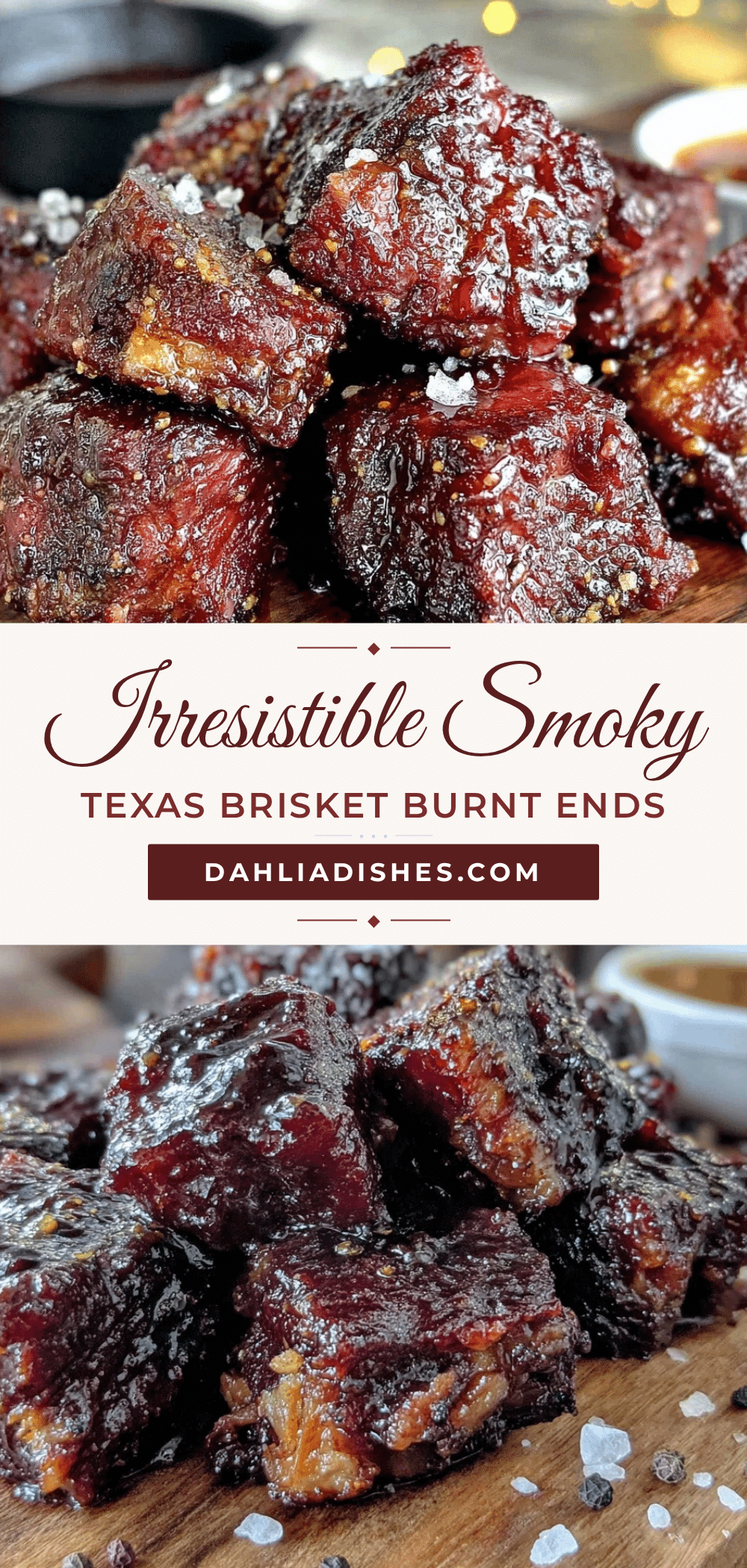 smoky brisket burnt ends texas style recipe