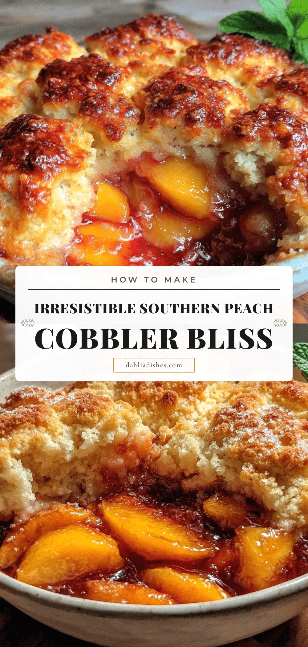 southern peach cobbler recipe