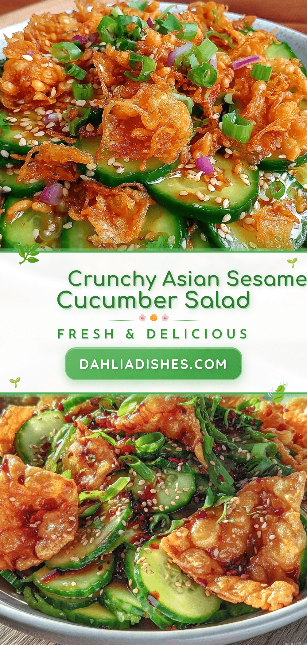 asian sesame cucumber salad recipe