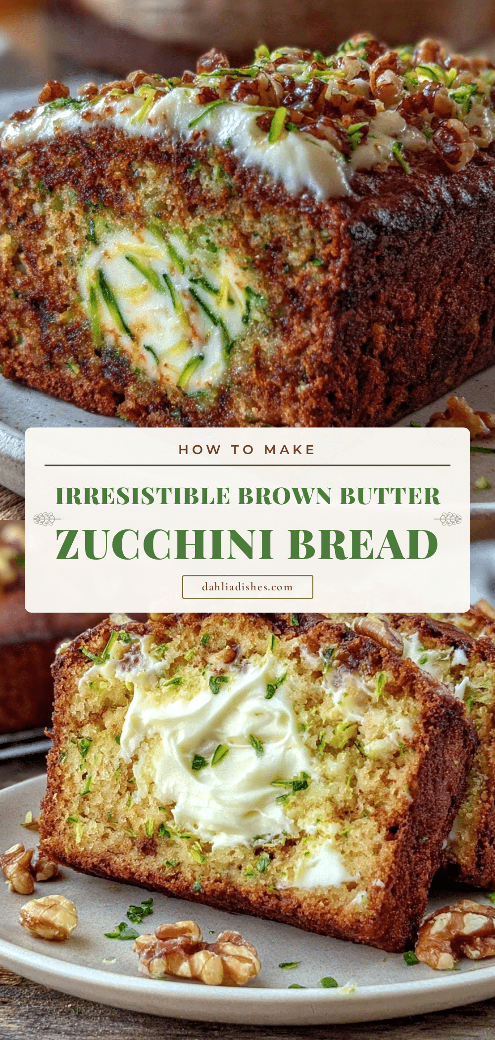 brown butter zucchini bread recipe