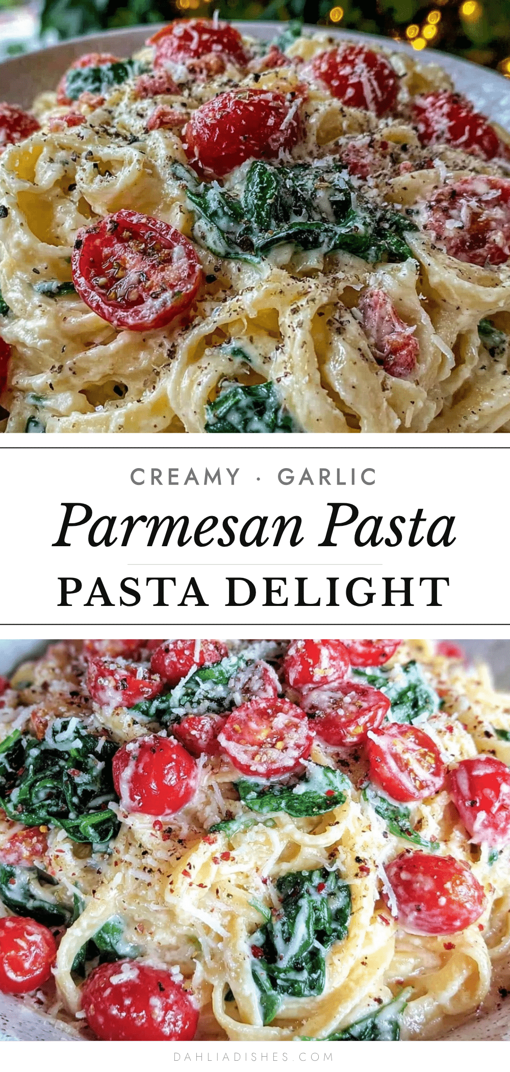 creamy garlic parmesan pasta recipe