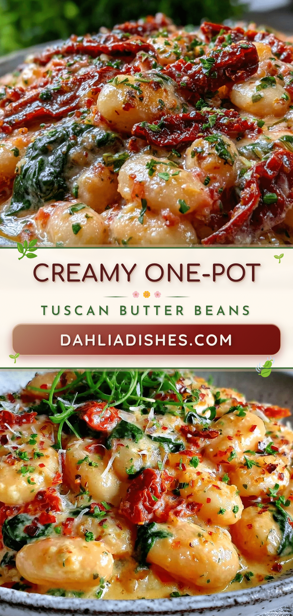creamy one-pot tuscan butter beans recipe