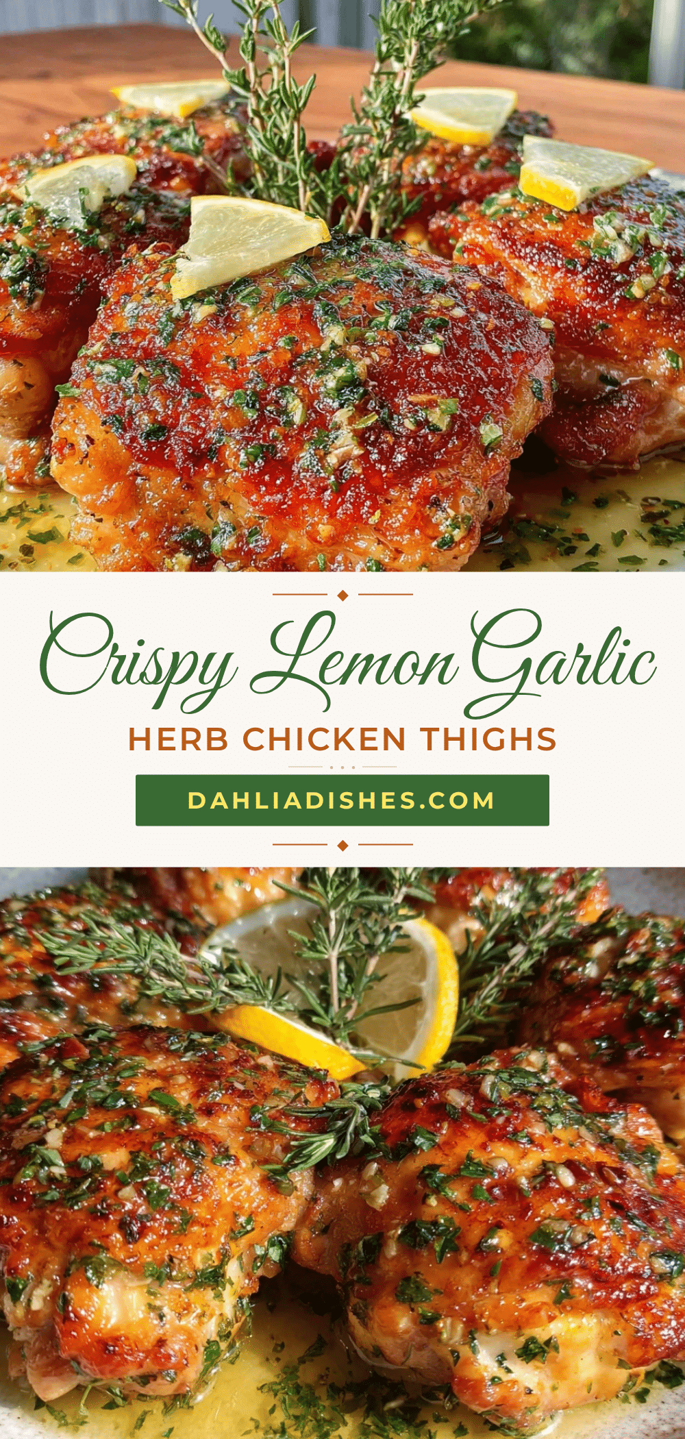 crispy oven-baked chicken thighs recipe
