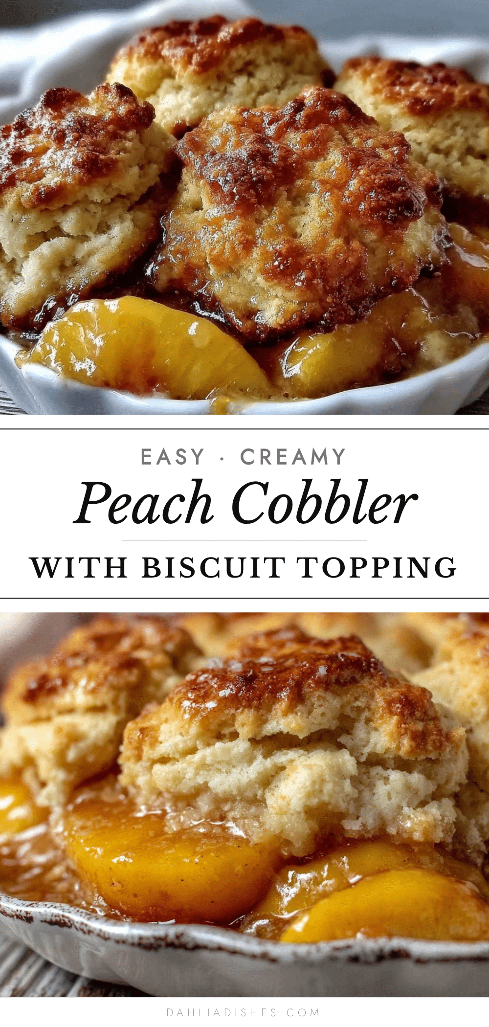 easy peach cobbler recipe