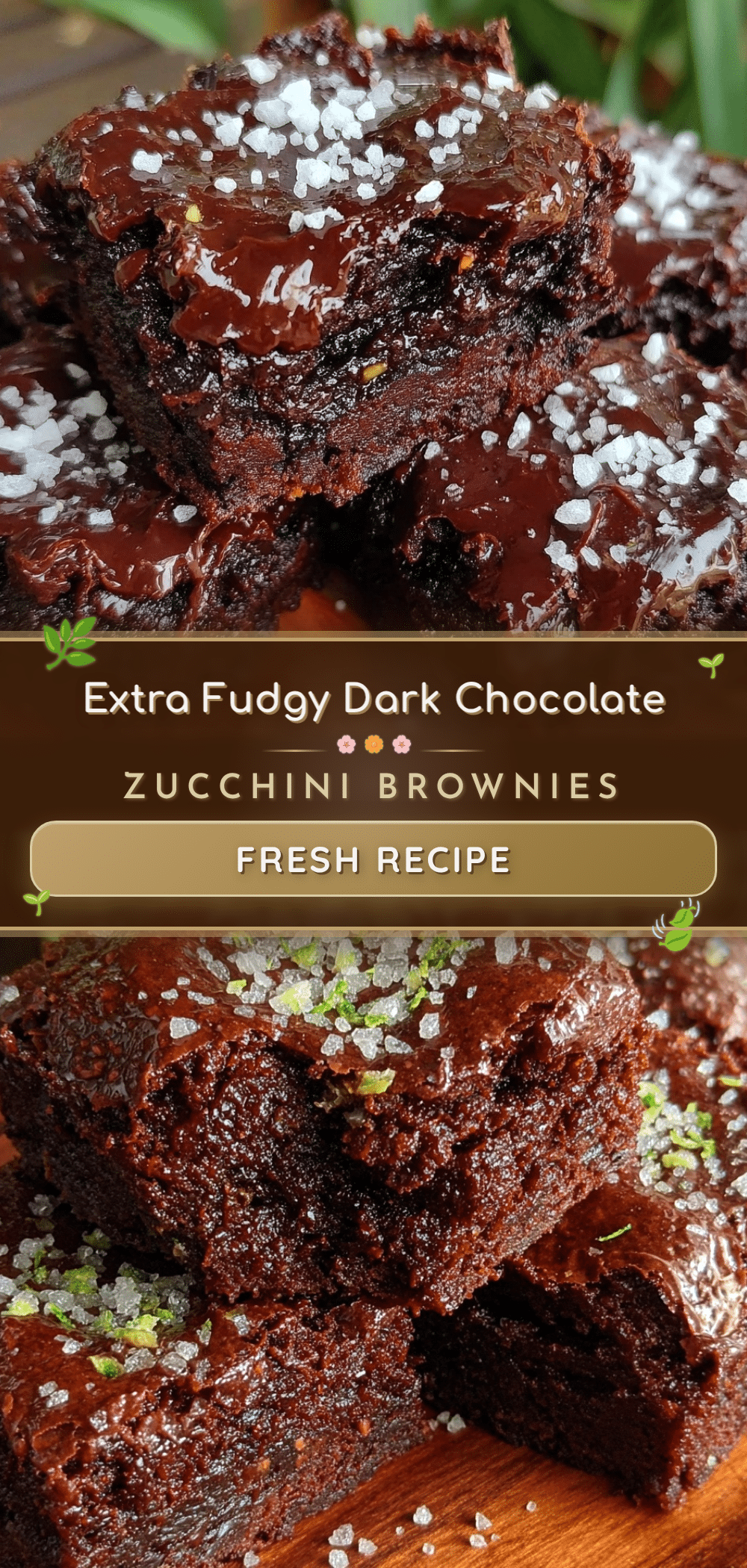 extra fudgy zucchini brownies recipe