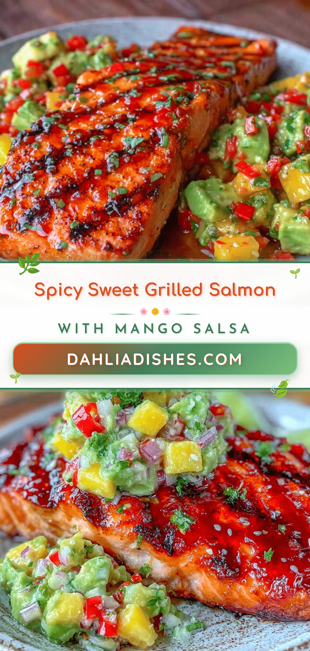 grilled honey sriracha salmon recipe