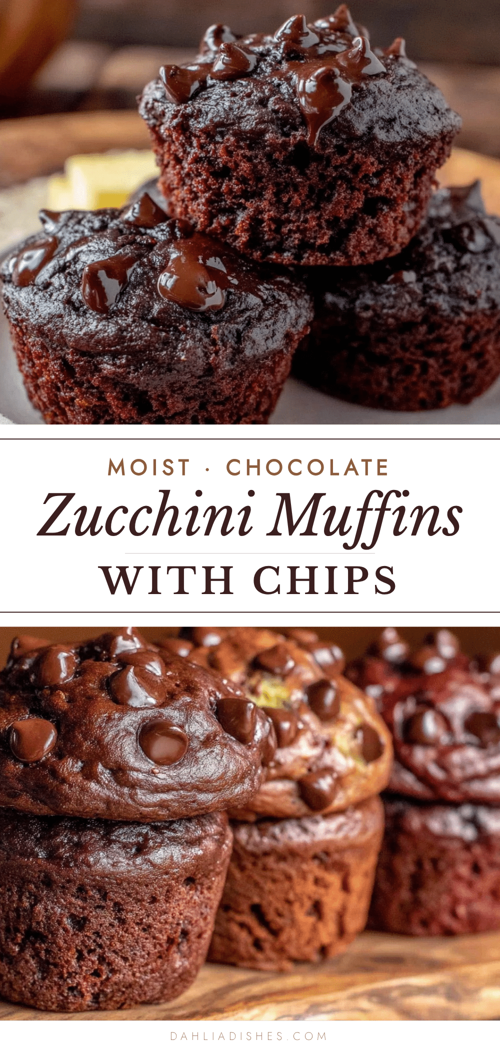 moist chocolate zucchini muffins recipe