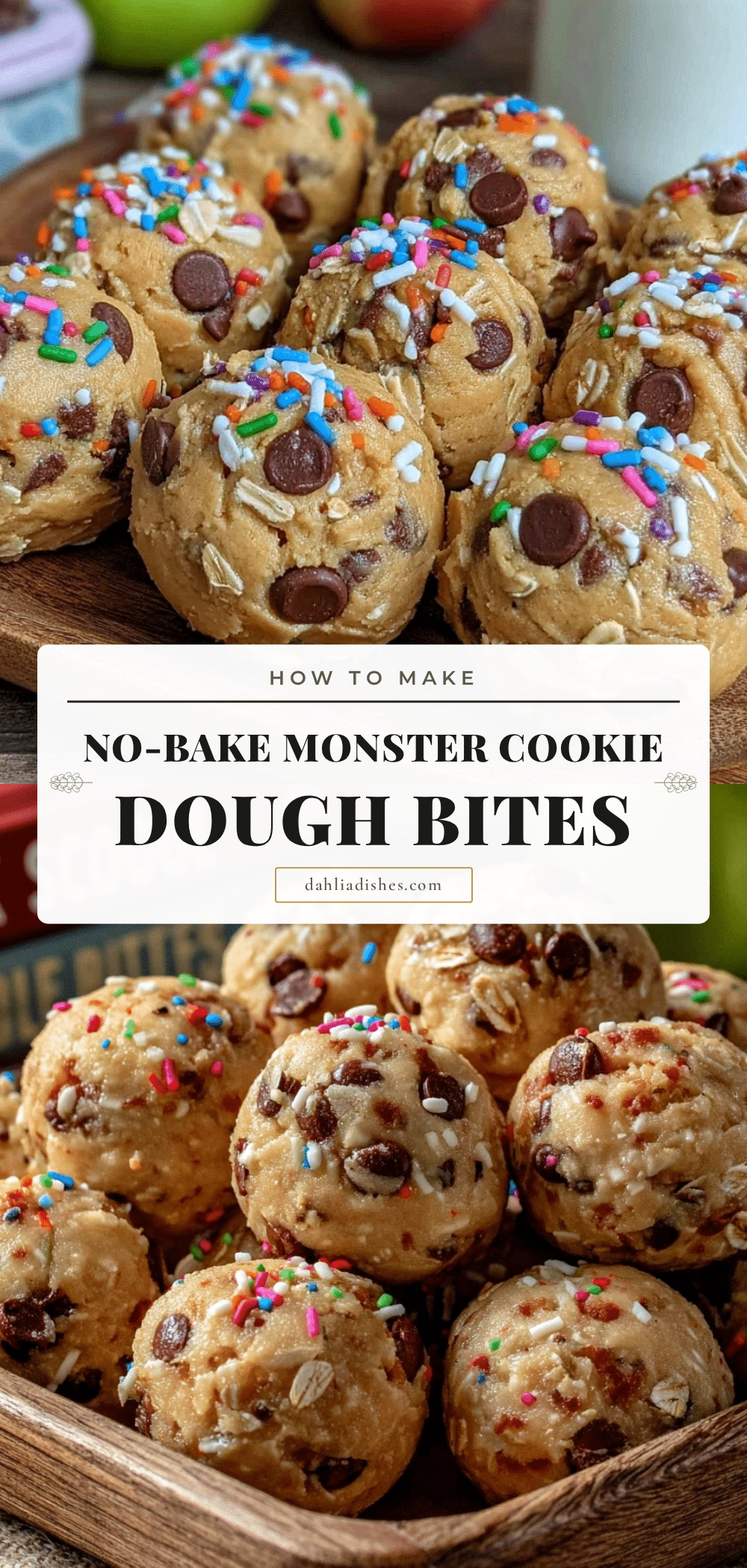 monster cookie dough lunchbox bites recipe