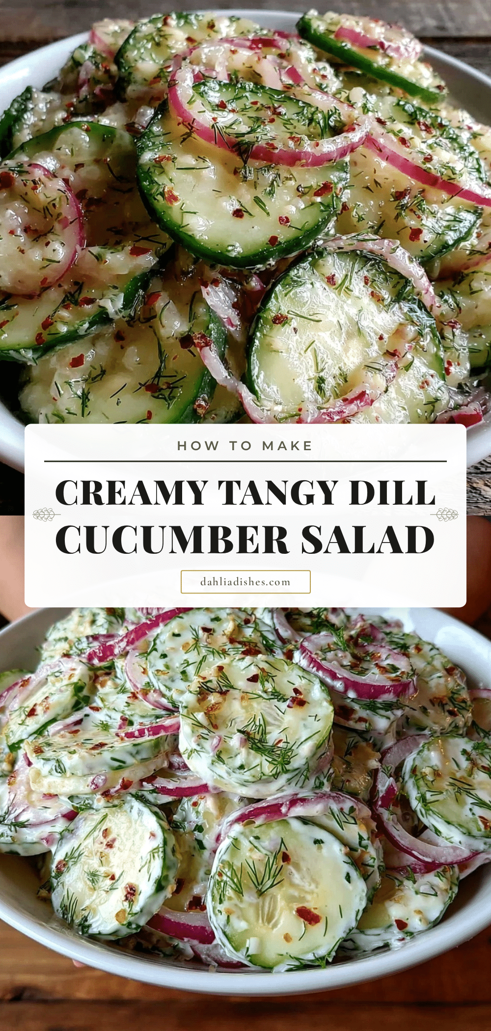 no-mayo dill cucumber salad recipe