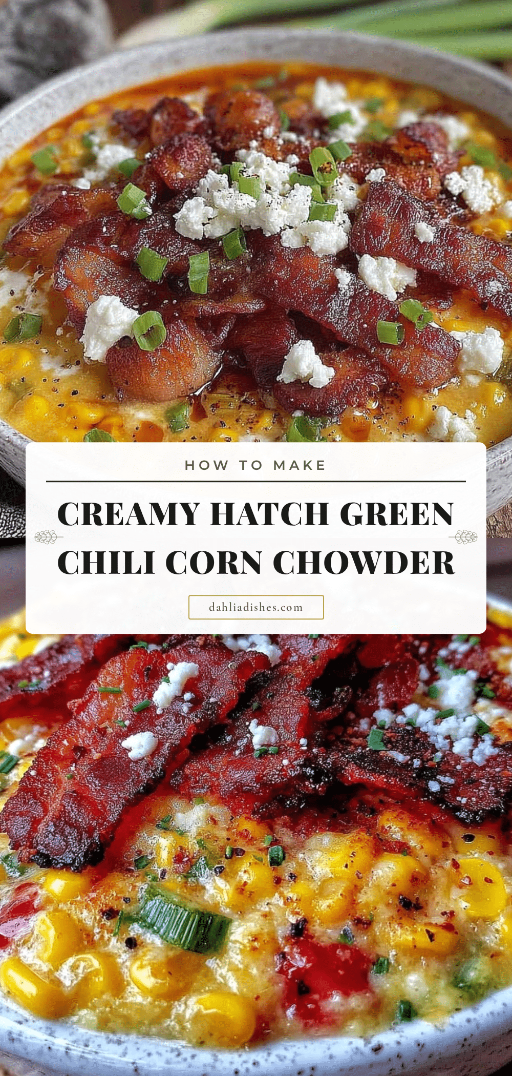 roasted hatch green chili corn chowder recipe