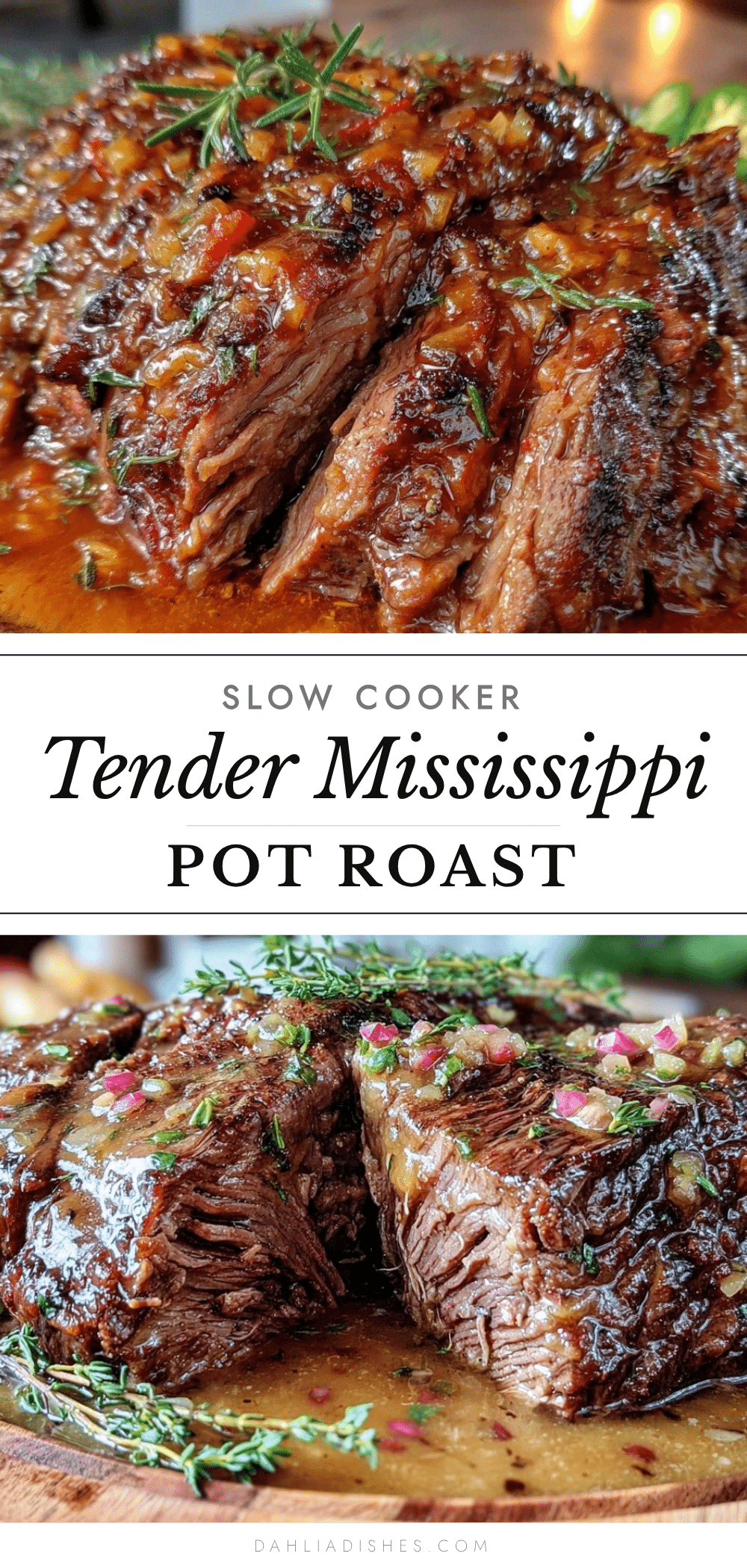 slow cooker mississippi pot roast recipe