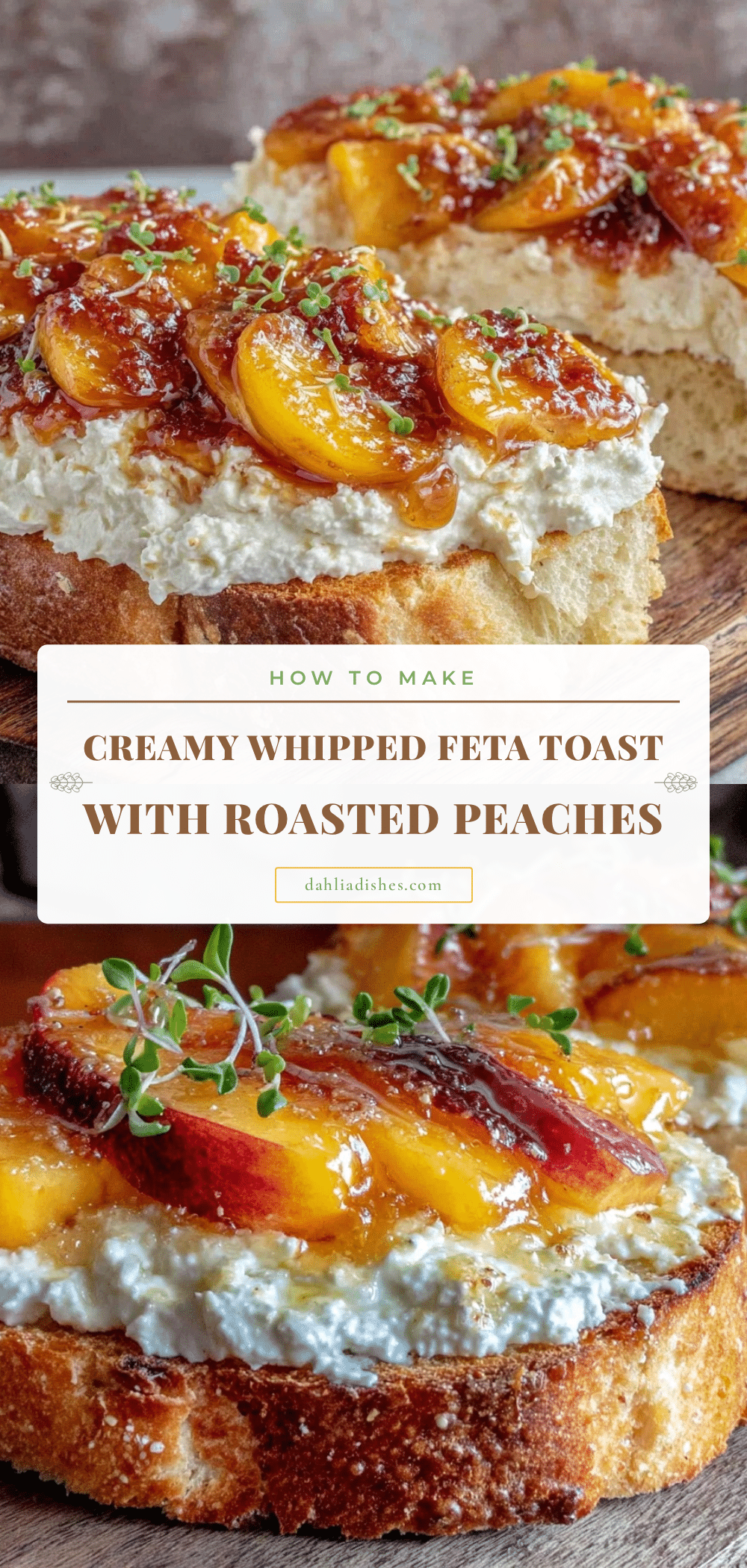 whipped feta toast recipe