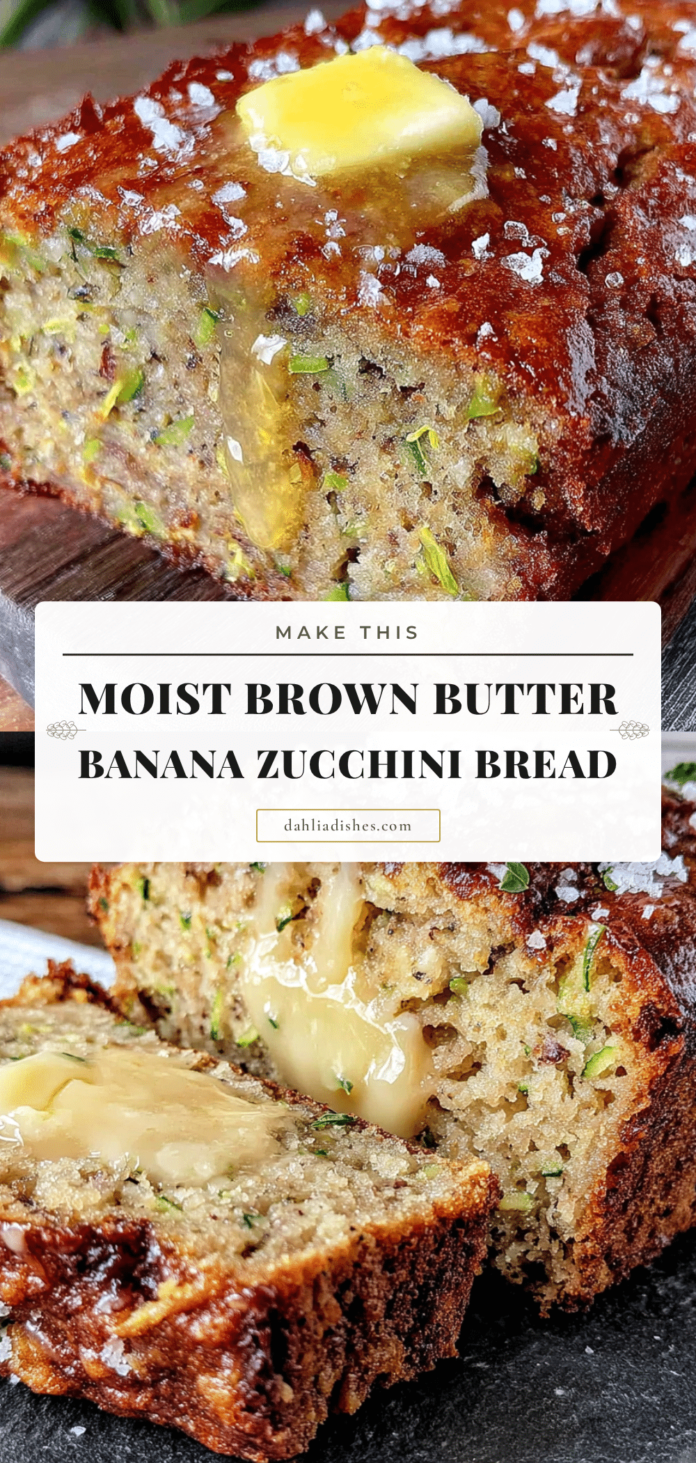 brown butter banana zucchini bread recipe