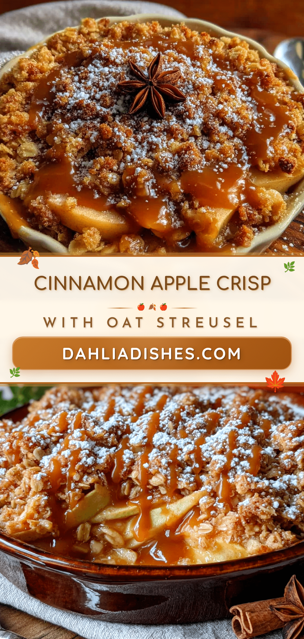 cinnamon apple crisp recipe