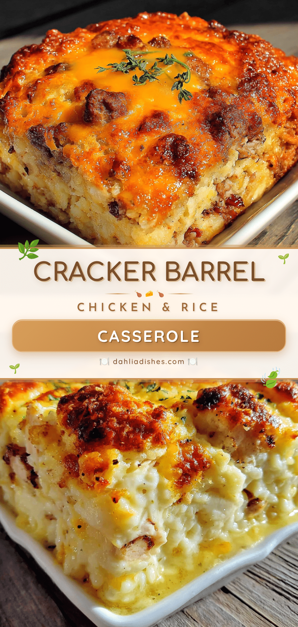 creamy cracker barrel chicken rice casserole recipe