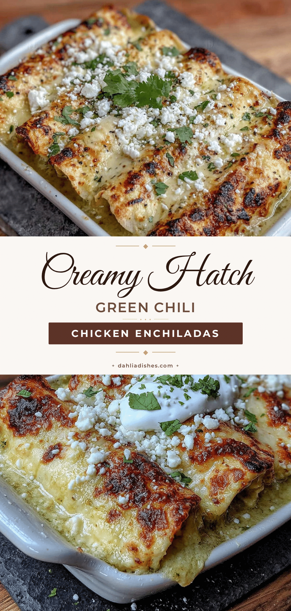 creamy hatch green chili enchiladas recipe