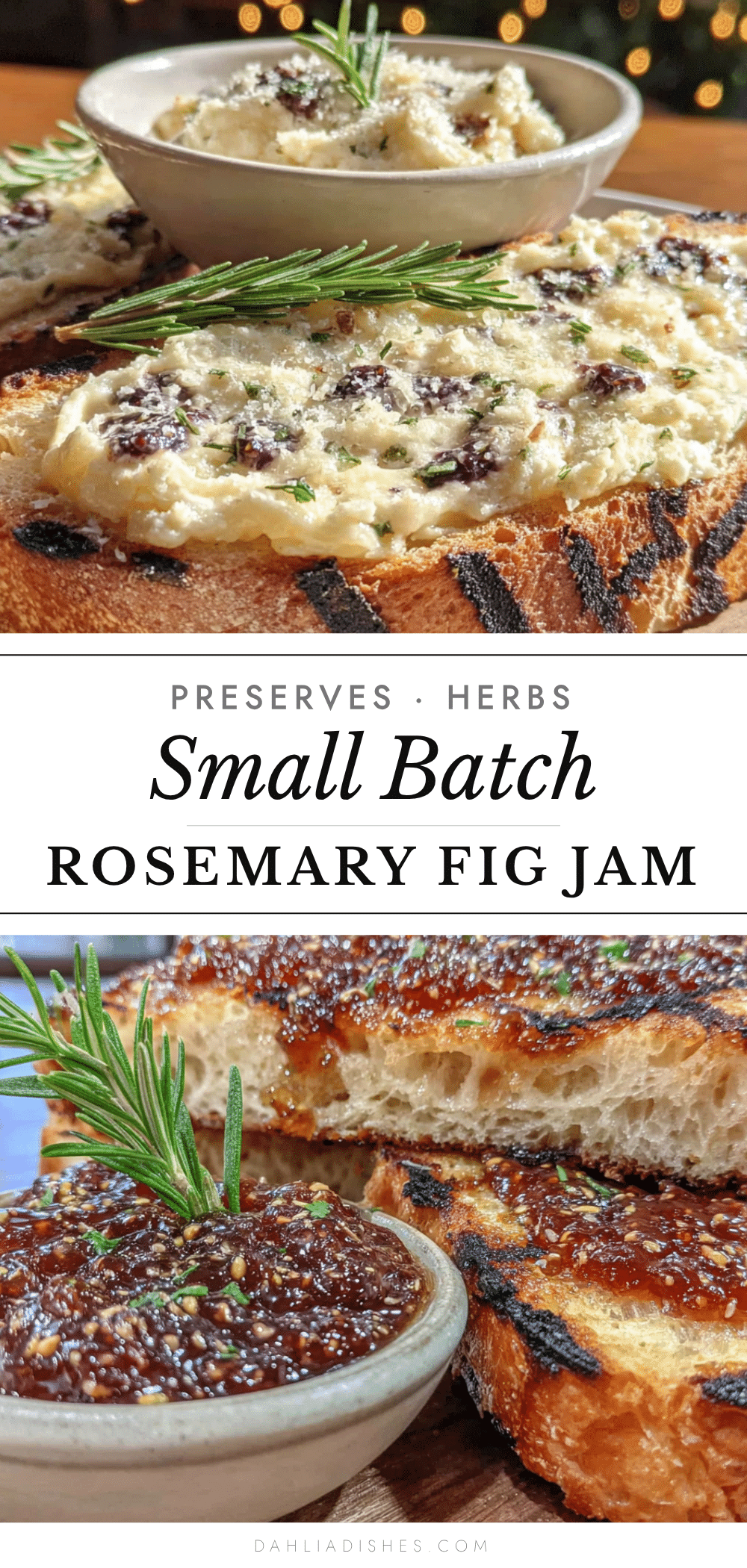 easy homemade fig jam with rosemary recipe