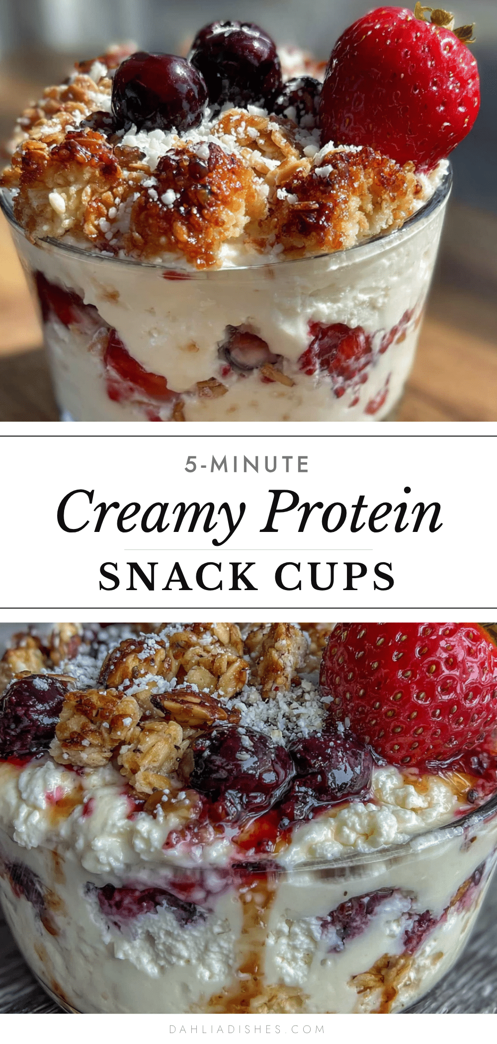 high-protein cottage cheese snack cups recipe