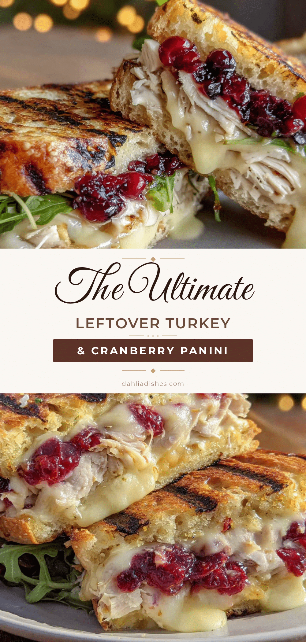 leftover turkey cranberry panini recipe