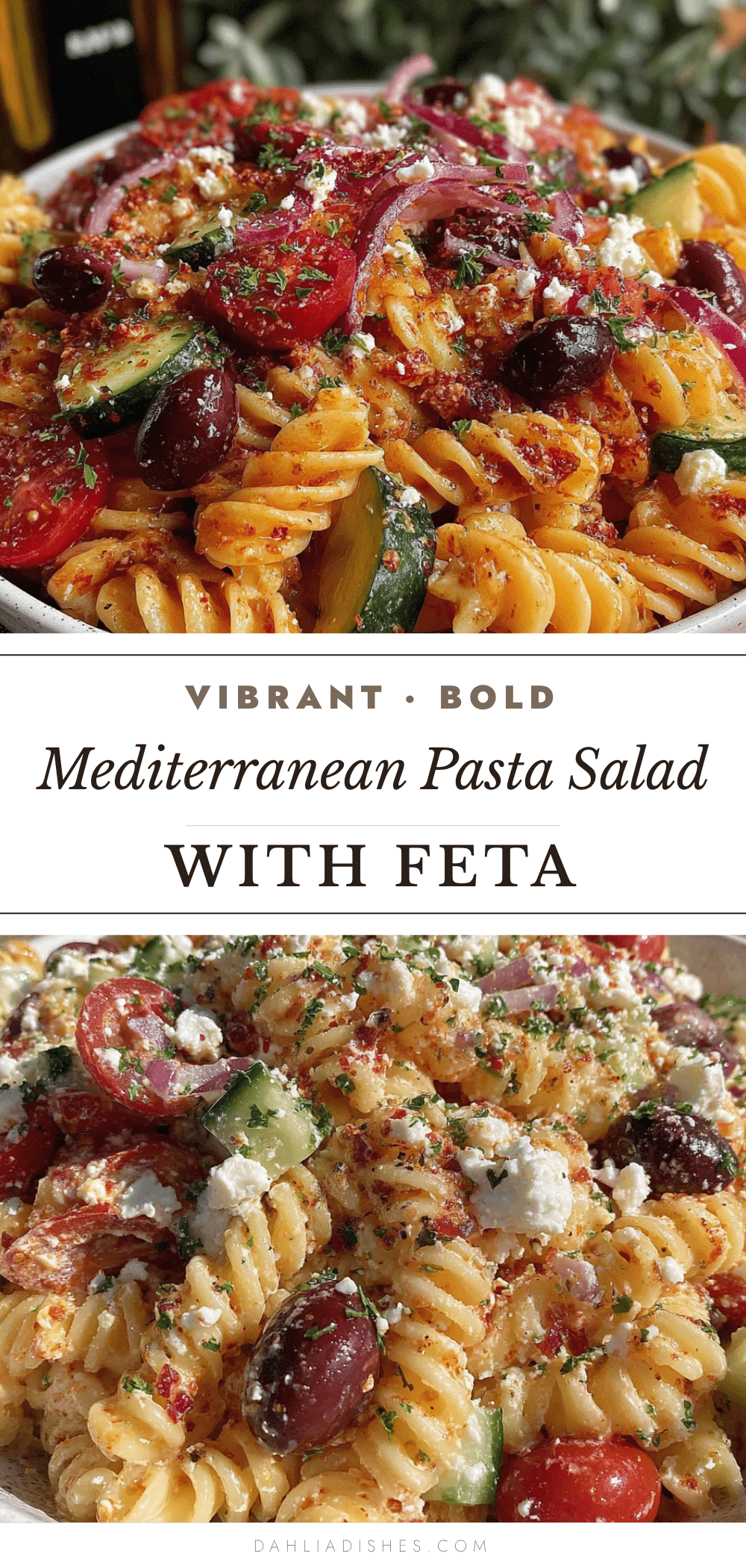 Mediterranean pasta salad recipe