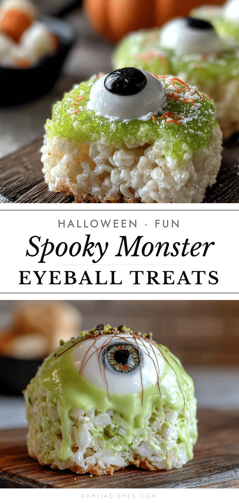 monster eyeball rice krispie treats recipe
