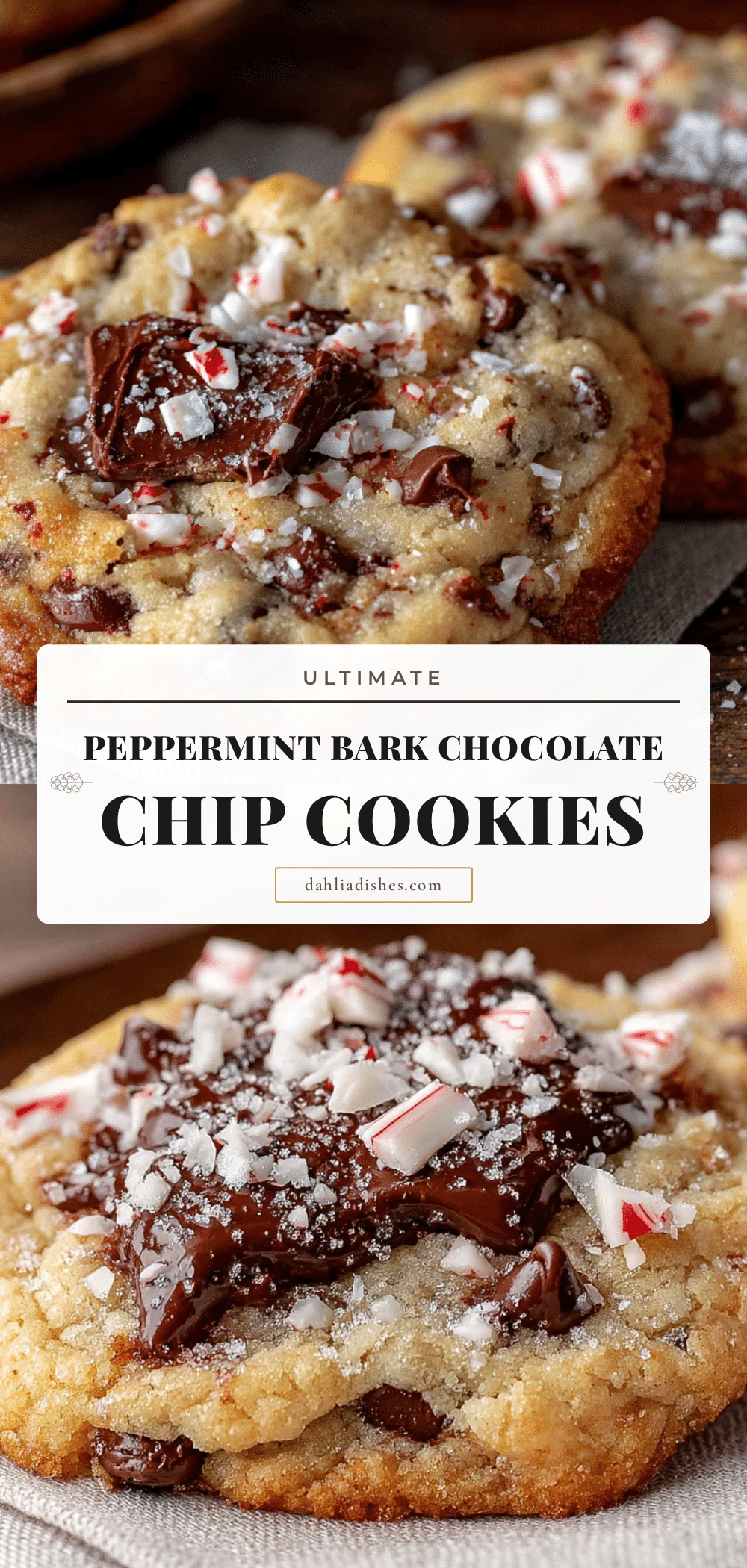 peppermint bark chocolate chip cookies recipe