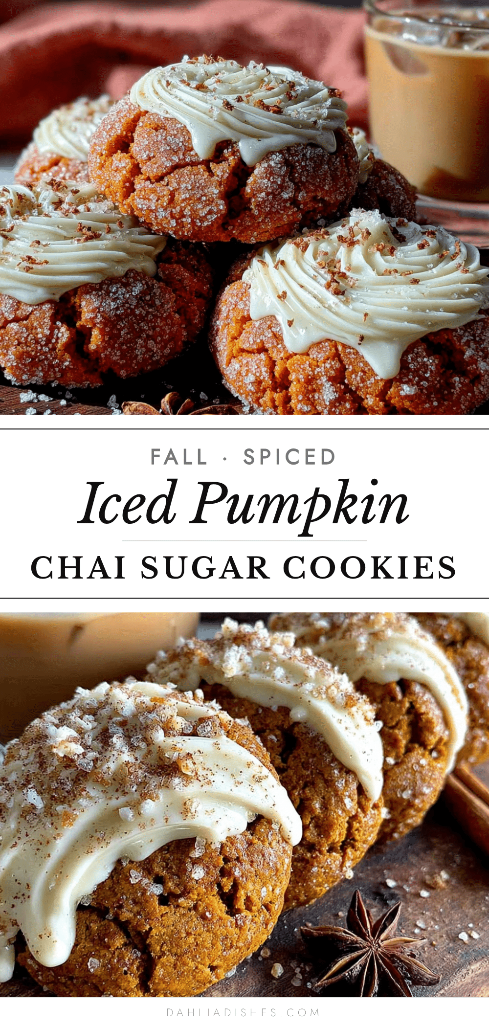pumpkin chai sugar cookies recipe